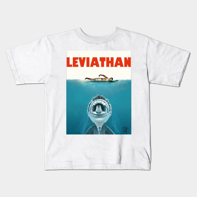 Leviathans Kids T-Shirt by ficfacersstore